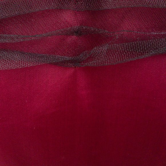 Lela Rose Dress 6 Silk Daisy Mesh Bubble Mini Red Holiday - Picture 9 of 13